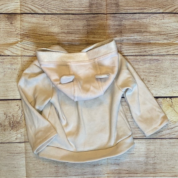 Baby Gap pale pink bear hoodie - Picture 4 of 5